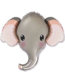 Elefant Folieballong 81x99 cm