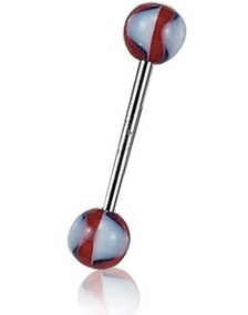 Twist In Red - Tungepiercing