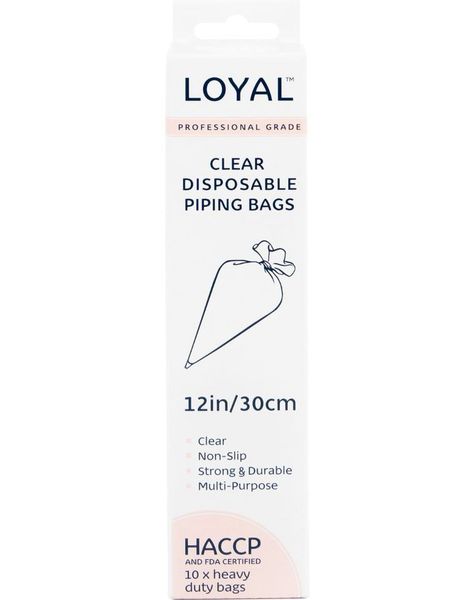 Loyal - 10 stk Gjennomsiktige Sprøyteposer