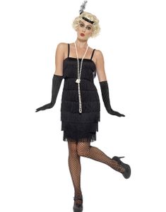 Daisy The Gatsby Flapper Damekostume - Sort