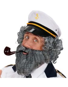 Skæg og Overskæg i Et - Grå