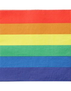 16 stk Regnbue/Pride Servietter 33x33 cm