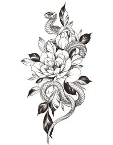 Hidden Snake (Fake Tattoo)