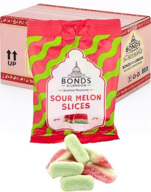 12 stk Sour Melon Slices - Hel Eske Bonds of London (UK)