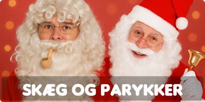 Nisseparykker & -skæg