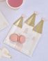 8 stk Prinsesseslott-Formede Papptallerkener 21x14 cm - Princess Party