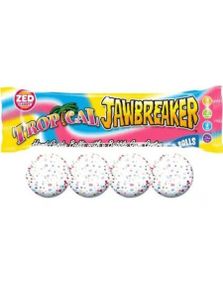 4-pk Zed Jawbreaker med Tropesmag og Kerne af Tyggegummi 33 g