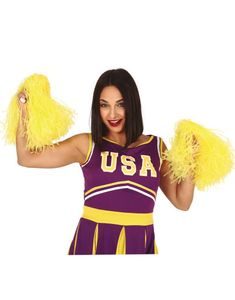 2 stk Gule Pom Pom