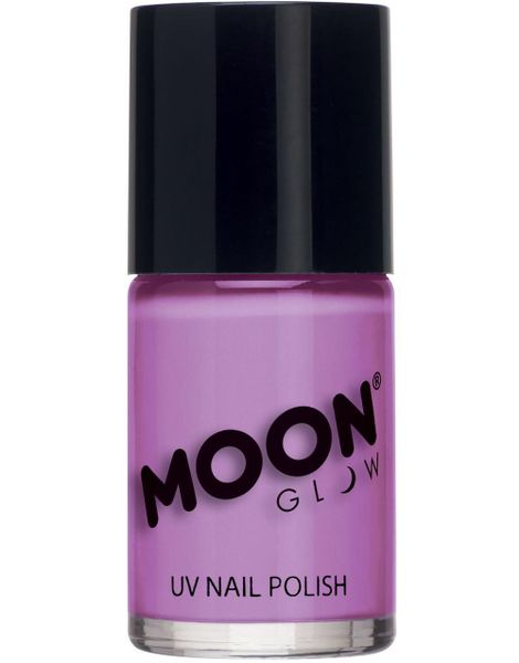 Lilla Pastelfarvet Neon UV/Blacklight Neglelak