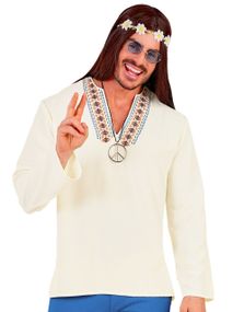 Vintage Hippie Kostymeskjorte til Herre