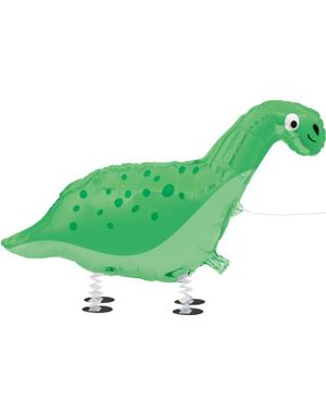 Airwalker Grønn Dinosaur Kjæledyr Ballong 94,6 cm
