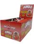 36 stk Zed Jumbo Pop Strawberry - Jawbreaker Kjærlighet på Pinne med Tyggiskjerne - Hel Eske 1224 gram