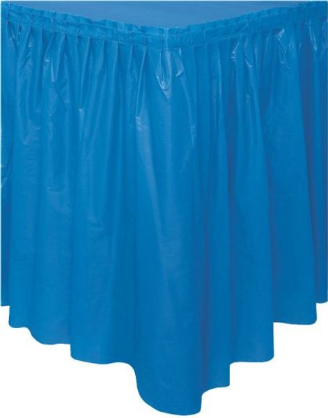 Blått Bordskjørt 73x426 cm
