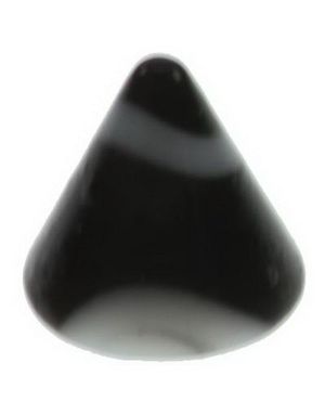 Marble Spike - Sort Akrylkugle