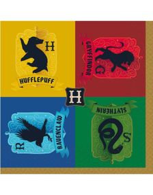 16 stk Harry Potter Servietter 33x33 cm - Hogwarts