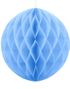 Himmelblå Honeycomb Ball VELG STØRRELSE 30 cm
