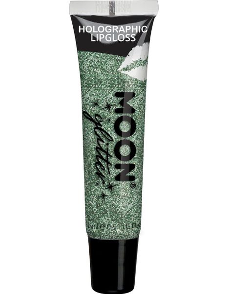 Grøn Holografisk Glitter Lipgloss