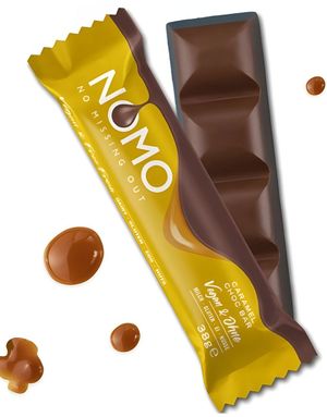Nomo Caramel - Vegansk Chokoladebar med Karamel 38 gram