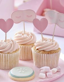 12 stk Muffin/Kakedekorasjoner 10 cm 
