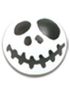 Jack Skellington Head - Hvid og Sort Akrylkugle