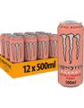 12 St Monster Energy Ultra Peachy Keen 500 ml Energidrik - Helt Brett (Sukkerfri)