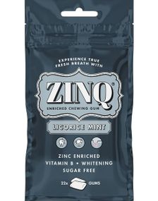 Zinq Tyggegummi med Lakris Mintsmak 31,5 gram