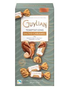 Guylian Temptations Salted Caramel - Belgisk Luksus Sjokoladekonfekt med Salt Karamell 205 gram