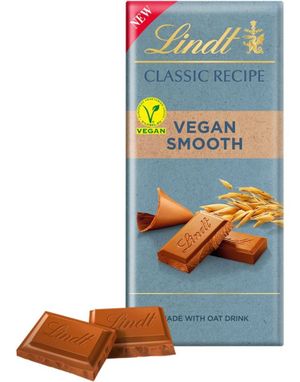 Lindt Vegan Smooth - Vegansk Sjokolade med Havrebase 100 gram