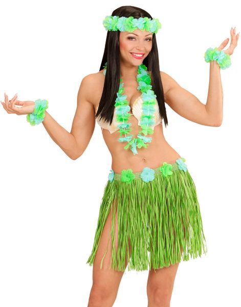 Kahului Hawaii Kostume Sæt - 5 Dele