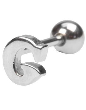 Tungepiercing med Bogstavet G