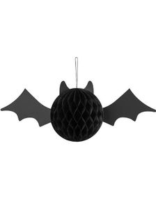Svart Honeycomb Flaggermus 17 cm