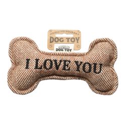 I Love You - Legetøj til Hund med Lyd - 20 cm