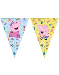 230 cm Banner med Vimpler - Gurli Gris