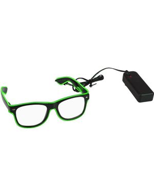 El-Wire Briller - Grøn