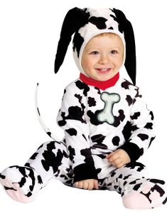 Dalmatiner Kostume til Baby - Str. 86 - 12-18 MND