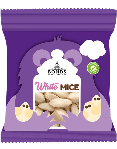 Mini White Mice - Bonds of London 40 g (UK)
