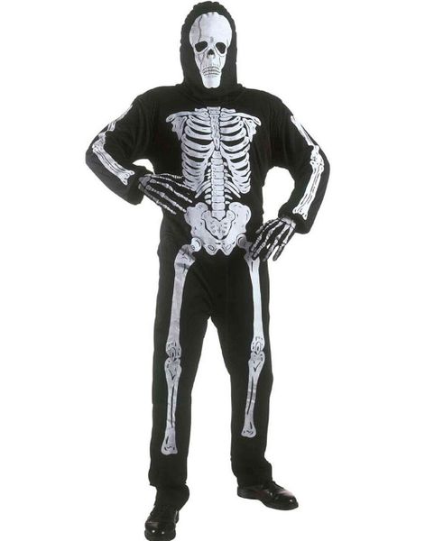 Skelet Børnekostume