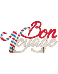 Bon Voyage Treskilt 30x17 cm