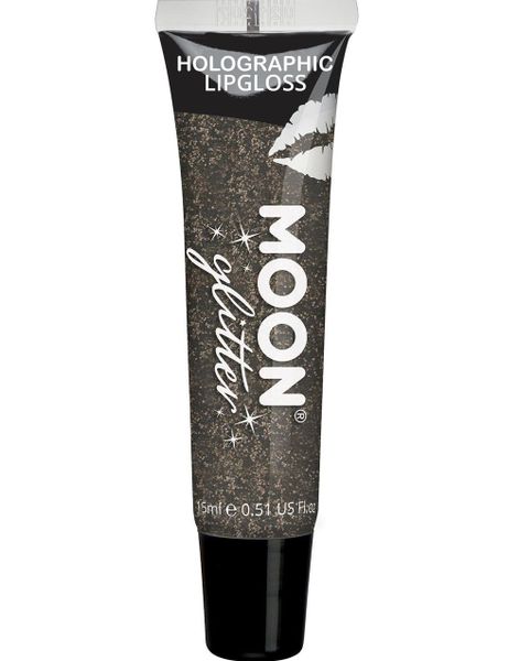 Sort Holografisk Glitter Lipgloss