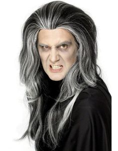 Grev Dracula - Grå/Sort Paryk