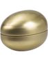 Guldfarvet Metal Påskeæg - 15 cm