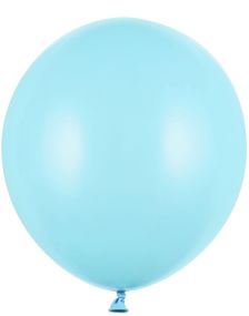 25 stk 43 cm - Kjempe Store Pastell Lys Blå Ballonger