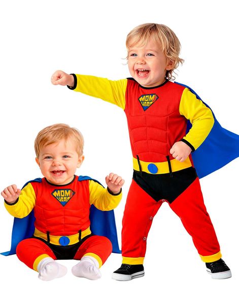 Mom's Hero - Superhelt Kostyme til Baby