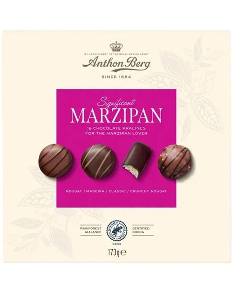 Anthon Berg Betydelig Marcipan - Æske Med Forskellig Marcipankonfekt 173 Gram