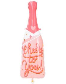 Cheers to You - Flaskeformet Folieballong 87 cm