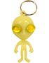 Alien Glow Nøglering i Assorterede Farver 7 cm