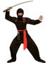 Sort Ninja Børnekostume med Muskeldragt