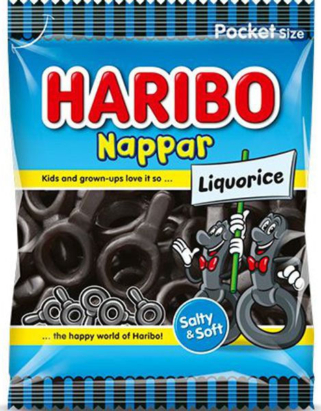 Haribo Salte Sutter - Lakridsutter 80 gram