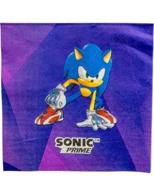 20 stk 33x33 cm Servietter - Sonic Prime