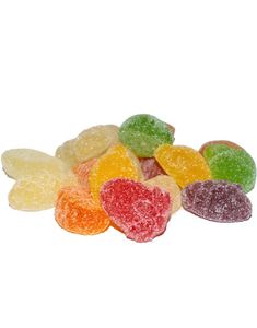 1 kg Jellioo Gummy Fruits - Stor Pose Vingummifrugtbider med Forskellige Frugtsmage